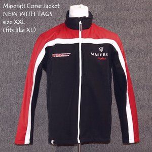 NWT * Official Maserati Corse Jacket Size XL - XXL